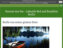 Tablet Screenshot of pension-am-see.com